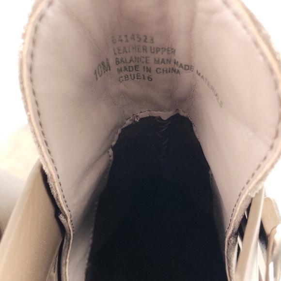 Isola Anthracite Metallic Suede Ankle Booties 10M - Picture 8 of 9